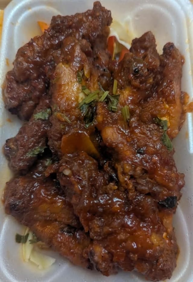 Manchuria Chicken Wings.