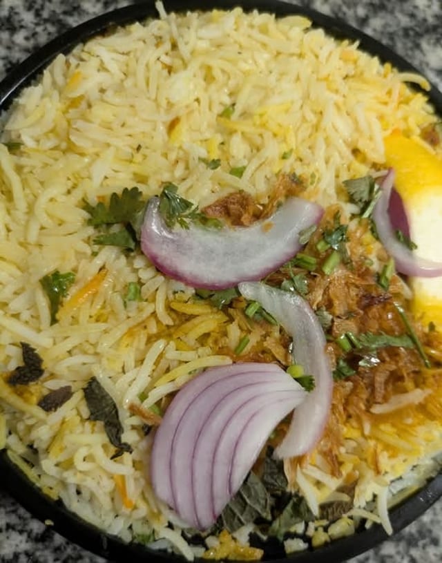 Shrimp Biryani (Single).